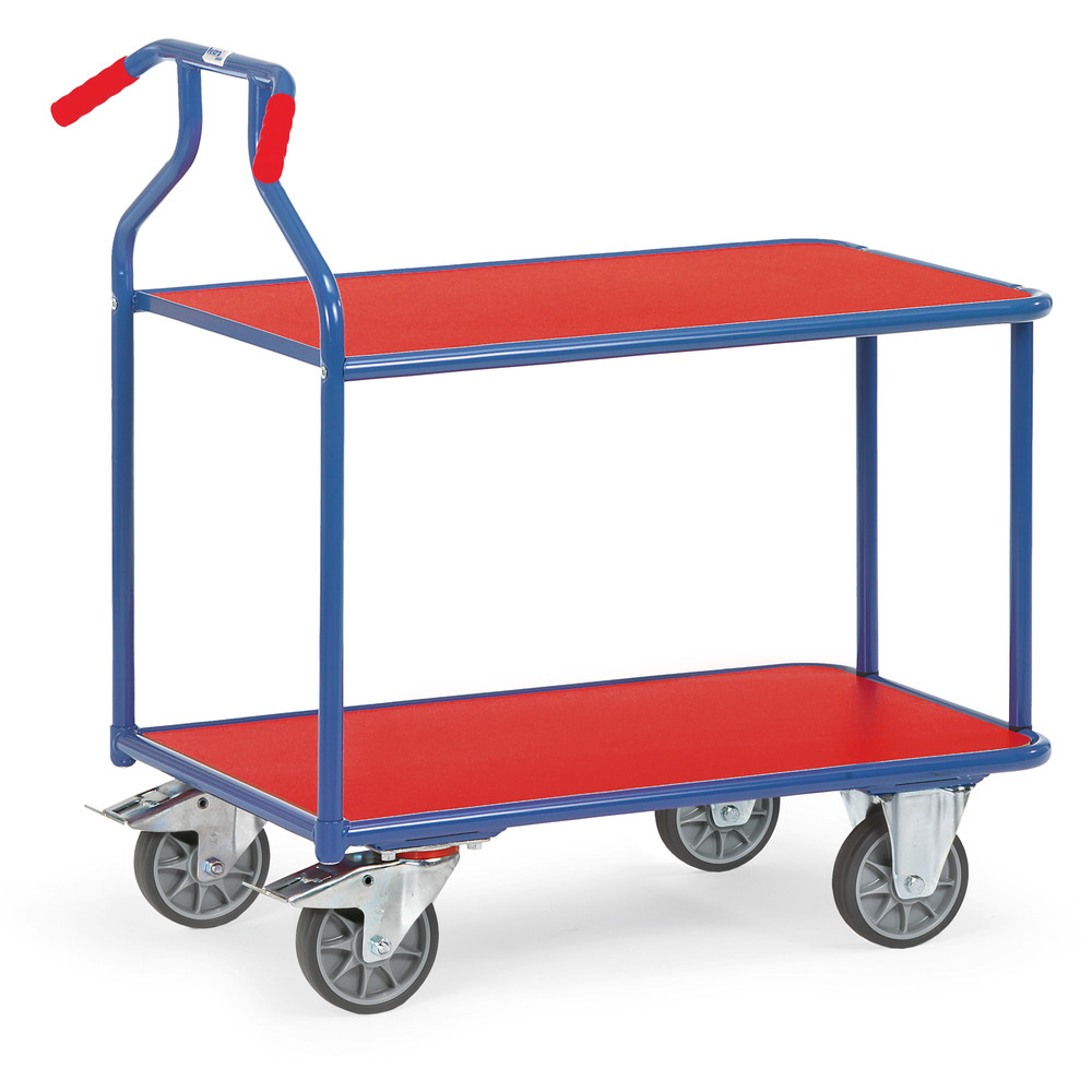 FETRA - FECHTEL TRANSPORTGERÄTE Optiliner-Tischwagen 3601 blau/rot