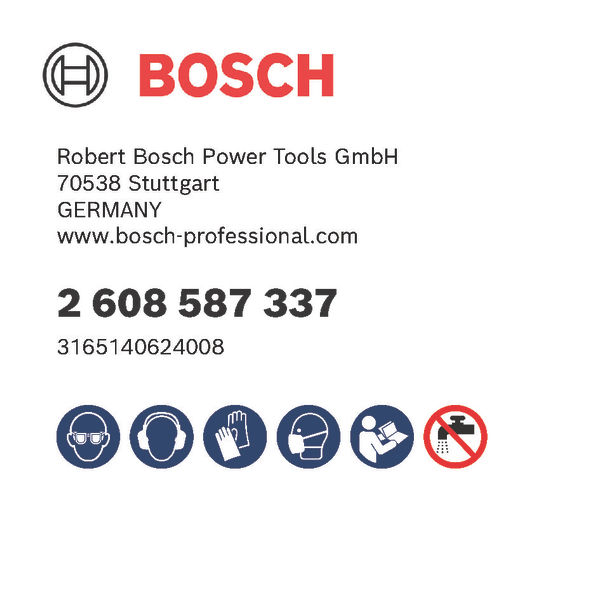 BOSCH Diamanttrockenbohrkrone G 1/2-Zoll, Standard for Universal, 38mm, 150mm, 3, 7mm BOSCH Diamanttrockenbohrkrone G 1/2-Zoll, Standard for Universal, 38mm, 150mm, 3, 7mm