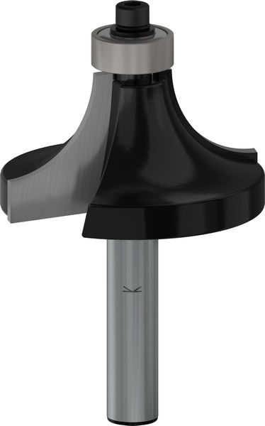 BOSCH PRO Abrundfräser, R 15, Schaft 8 mm