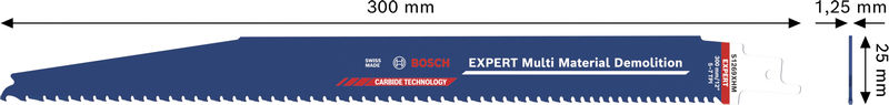 BOSCH EXPERT Multi Material Demolition S1269XHM Säbelsägeblatt, 10-tlg. BOSCH EXPERT Multi Material Demolition S1269XHM Säbelsägeblatt, 10-tlg.
