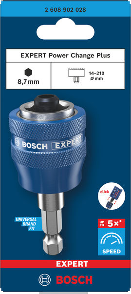 BOSCH EXPERT Power Change Plus Aufsteckhalter, Sechskantschaft 8,7 mm BOSCH EXPERT Power Change Plus Aufsteckhalter, Sechskantschaft 8,7 mm