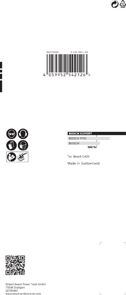 BOSCH EXPERT C470 Schleifblatt, 93x186mm, K100, 8 Löcher, 10-tlg. BOSCH EXPERT C470 Schleifblatt, 93x186mm, K100, 8 Löcher, 10-tlg.