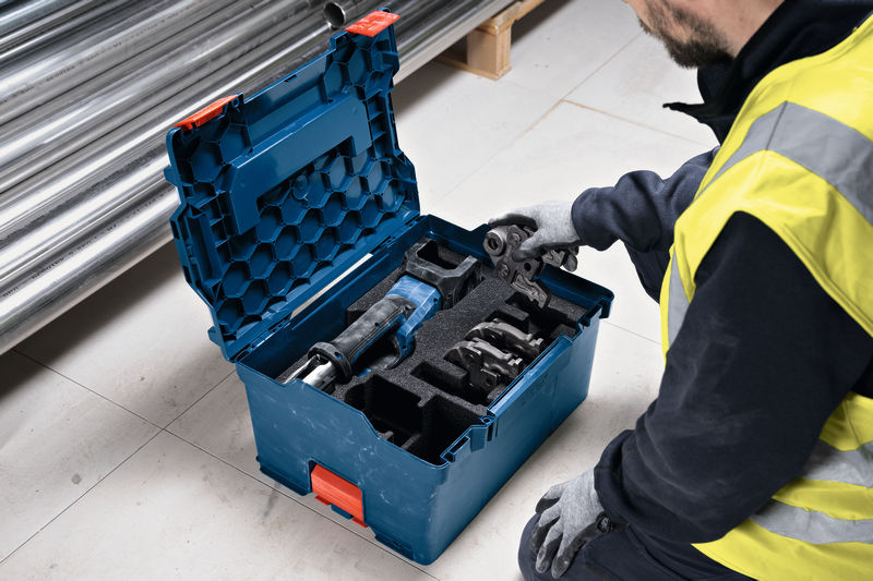 BOSCH Akku-Presswerkzeug GPT 18V-19, L-BOXX 238, Kit M