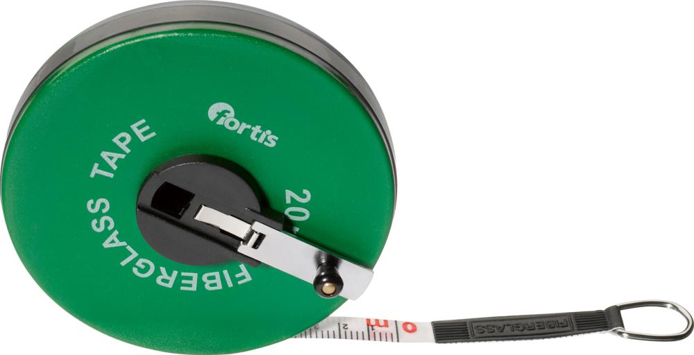 FORTIS Kapselbandmaß Glasfaser 20mx15mm Maßanfang A FORTIS FORTIS Kapselbandmaß Glasfaser 20mx15mm Maßanfang A FORTIS