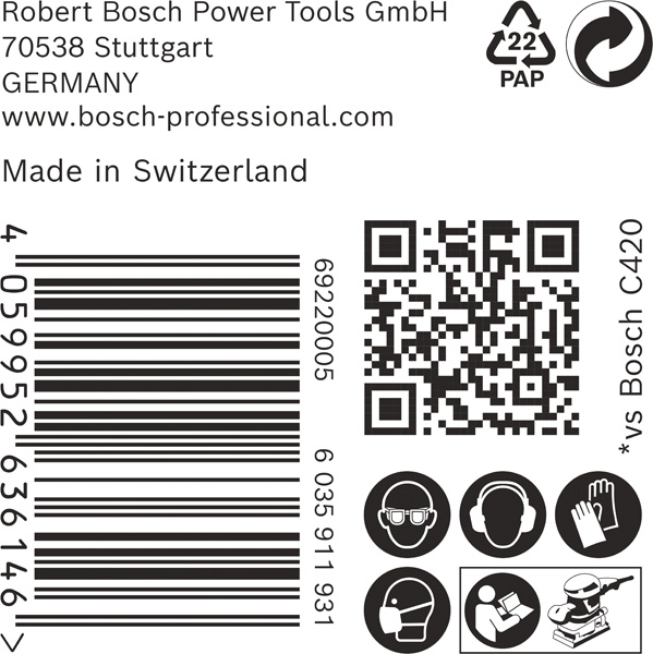 BOSCH EXPERT C470 Schleifblatt, 80x133mm, K180, 8 Löcher, 50-tlg. BOSCH EXPERT C470 Schleifblatt, 80x133mm, K180, 8 Löcher, 50-tlg.