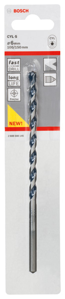 BOSCH Betonbohrer CYL-5, Blue Granite, 6 x 100 x 150 mm BOSCH Betonbohrer CYL-5, Blue Granite, 6 x 100 x 150 mm