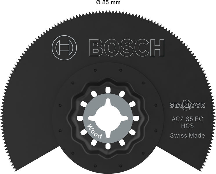 BOSCH ACZ 85 EC Holz Segmentsägeblatt, Starlock, 85 mm BOSCH ACZ 85 EC Holz Segmentsägeblatt, Starlock, 85 mm