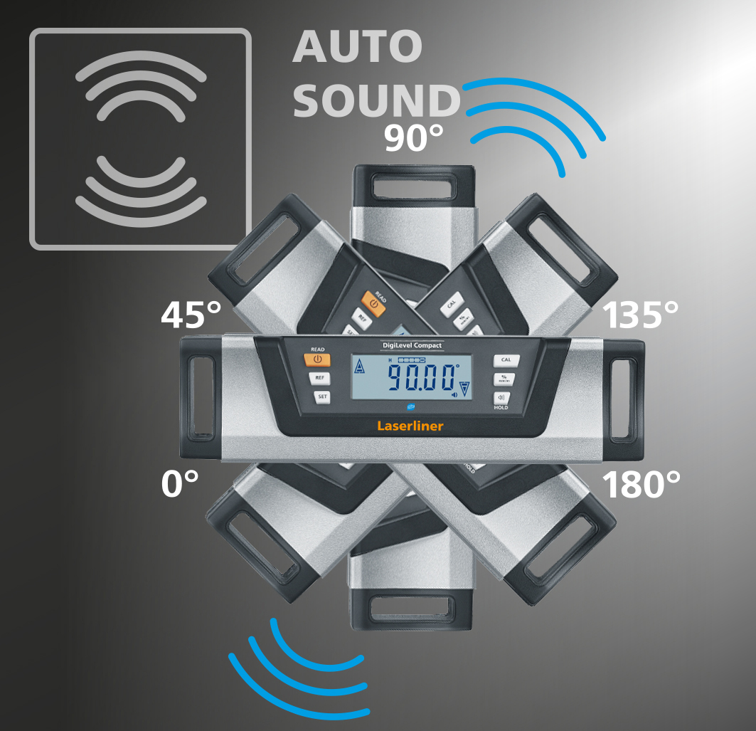 LASERLINER Digitale Elektronik-Wasserwaage DigiLevel Compact