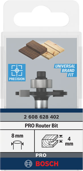 BOSCH PRO Nutfräser, L 4", Schaft 3 mm BOSCH PRO Nutfräser, L 4", Schaft 3 mm