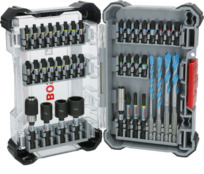BOSCH PRO Impact Schrauberbits und Multi Construction Bohrer Set, 40-tlg. BOSCH PRO Impact Schrauberbits und Multi Construction Bohrer Set, 40-tlg.