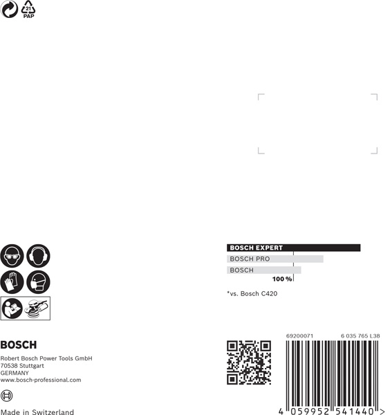 BOSCH EXPERT C470 Schleifscheibe, 125mm, K100, 8 Löcher, 5-tlg. BOSCH EXPERT C470 Schleifscheibe, 125mm, K100, 8 Löcher, 5-tlg.