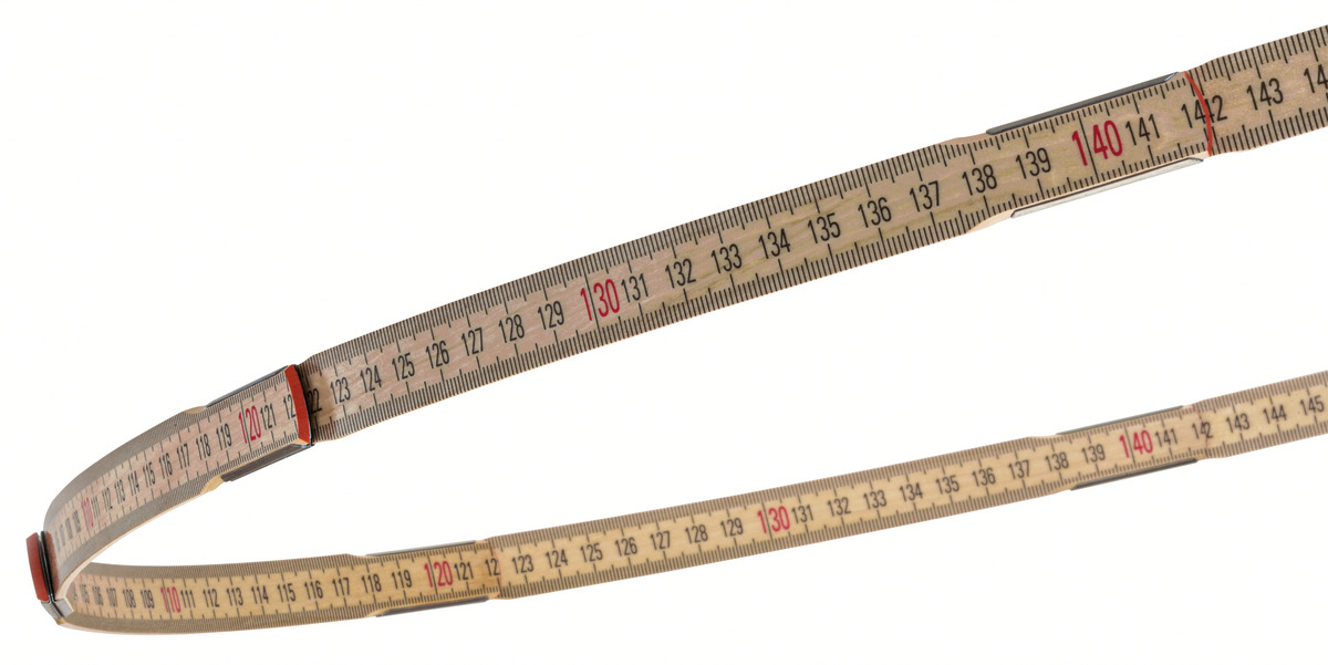 STABILA Holz-Gliedermaßstab Type 507 N, 2 m, naturfarben STABILA Holz-Gliedermaßstab Type 507 N, 2 m, naturfarben