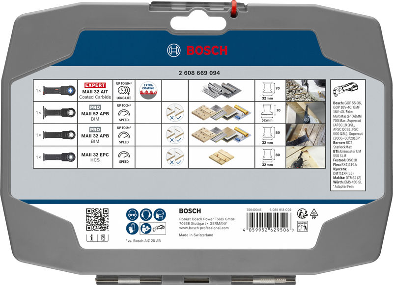 BOSCH Heavy Duty Set, 4-tlg. BOSCH Heavy Duty Set, 4-tlg.