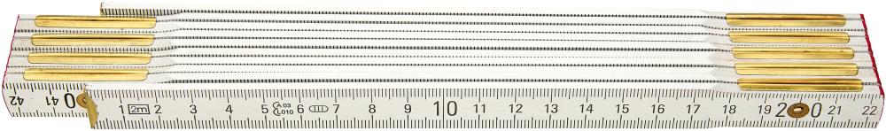 Holz-Gliedermaßstab Buche 2mx16mm