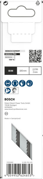 BOSCH PRO Metal Sandwich T718BF Stichsägeblatt, 180 mm, 5-tlg.