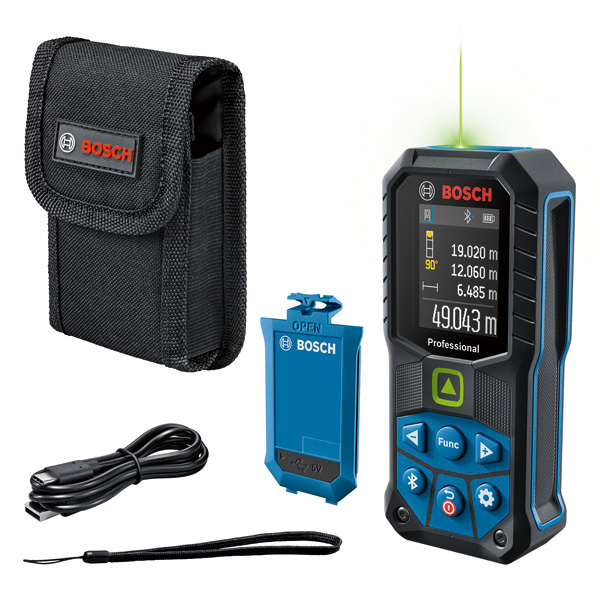 BOSCH Laser-Entfernungsmesser GLM 50-27 CG, BA 3.7V 1.0Ah A + USB-C®-Kabel