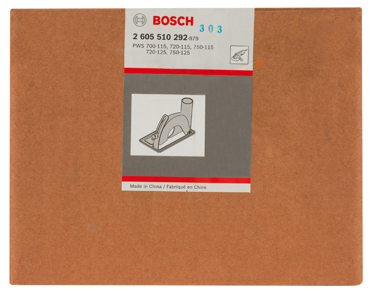BOSCH Führungsschlitten mit Absaugstutzen zum Trennen, werkzeuglos, 115 / 125 mm, PWS