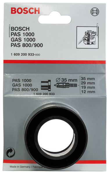BOSCH Adapter für Bosch-Sauger, 35 mm, für Anschluss 19 mm Schlauch BOSCH Adapter für Bosch-Sauger, 35 mm, für Anschluss 19 mm Schlauch