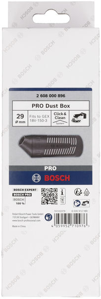BOSCH PRO Staubbox für Exzenterschleifer GEX 18V-150-3 BOSCH PRO Staubbox für Exzenterschleifer GEX 18V-150-3