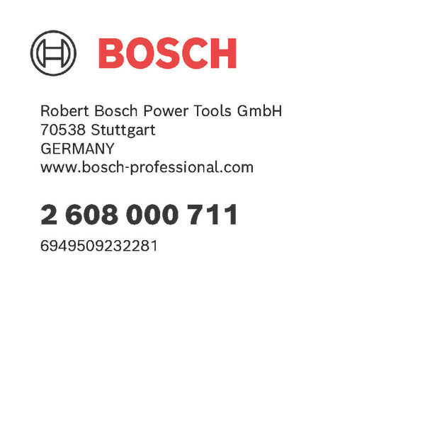 BOSCH Schaumfilter (einseitig offen) für GAS 12-25 PL