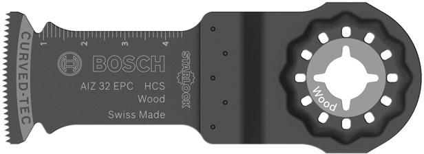 BOSCH HCS Tauchsägeblatt AIZ 32 EPC Wood, 50 x 32 mm, 5er-Pack