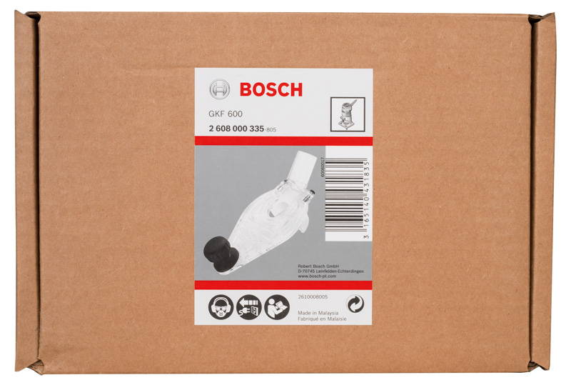 BOSCH Grundplatte mit Handgriff und Absaugstutzen BOSCH Grundplatte mit Handgriff und Absaugstutzen