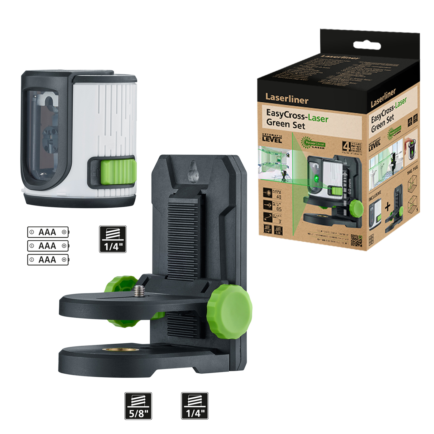 LASERLINER EasyCross-Laser Green Set LASERLINER EasyCross-Laser Green Set