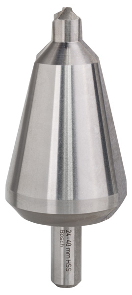 BOSCH Blechschälbohrer HSS, zylindrisch, 24 - 40 mm, 89 mm, 10 mm