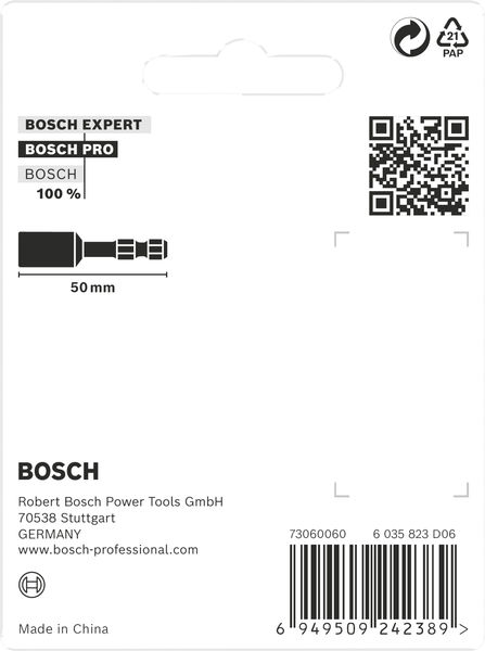 BOSCH PRO Nutsetter Impact Set , 1/4" x 50 mm, 5/16" x 50 mm, 3/8" x 50 mm, 3-tlg. BOSCH PRO Nutsetter Impact Set , 1/4" x 50 mm, 5/16" x 50 mm, 3/8" x 50 mm, 3-tlg.