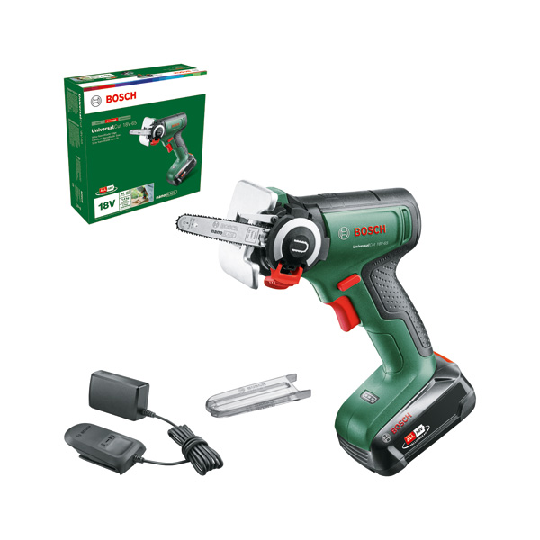 BOSCH Akku-Säge mit NanoBlade-Technologie UniversalCut 18V-65, Ladegerät AL 18V-20