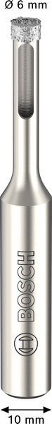 BOSCH Ceramic wet Nassbohrer, 6 x 10 x 30 mm
