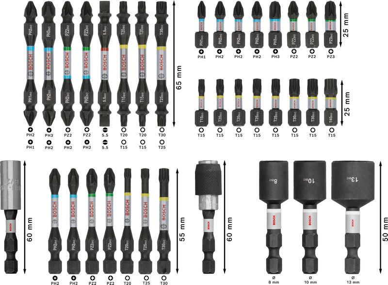 BOSCH PRO Impact Schrauberbit Set, 36-tlg
