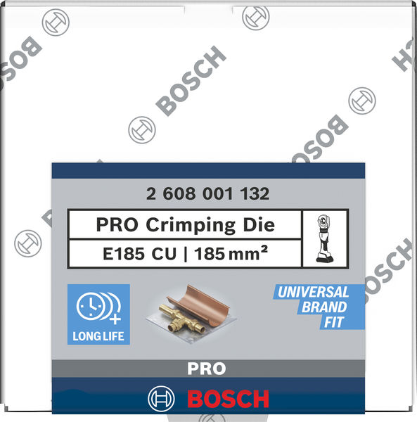 BOSCH PRO Presseinsatz, E185 CU, 185 mm², Kupfere