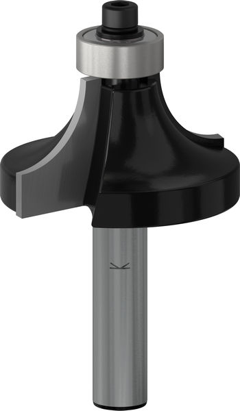 BOSCH PRO Abrundfräser, R 12, Schaft 8 mm