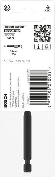 BOSCH PRO Torx Impact Bit, T30, 90 mm