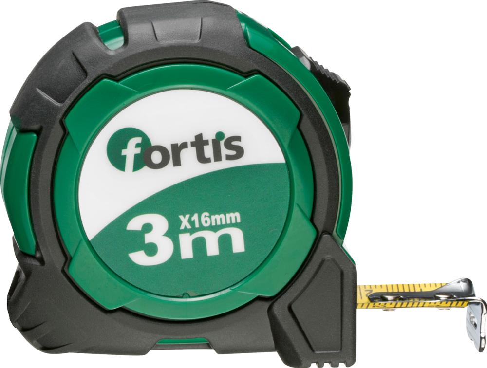 FORTIS Taschenbandmaß 3mx16 mm FORTIS