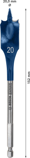 BOSCH EXPERT Self Cut Speed Flachfräsbohrer, 20 x 152 mm BOSCH EXPERT Self Cut Speed Flachfräsbohrer, 20 x 152 mm