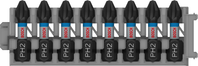 BOSCH PRO Phillips Impact Bit, PH2, 25 mm, 8-tlg. BOSCH PRO Phillips Impact Bit, PH2, 25 mm, 8-tlg.