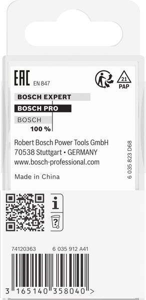 BOSCH PRO Abrundfräser, R 12, Schaft 8 mm