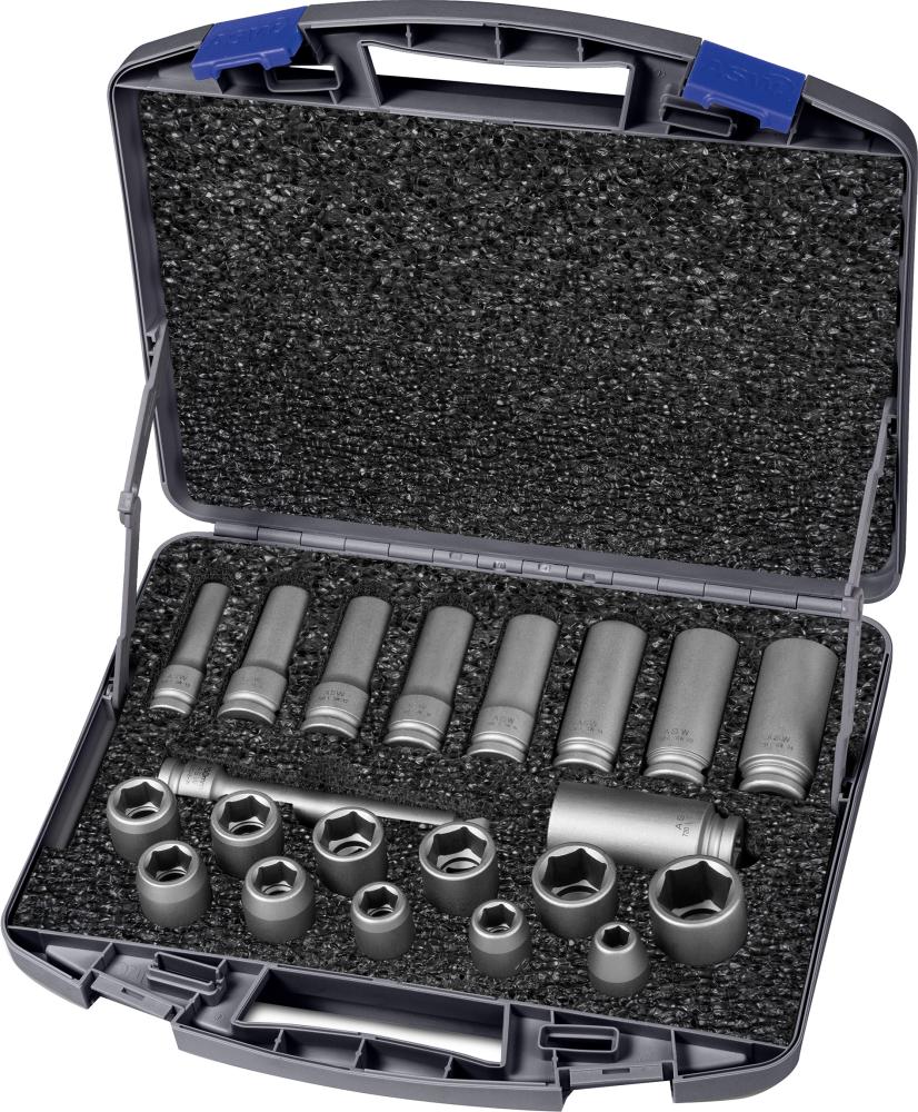ASW Kraft- Steckschlüssel-Satz 1/2" 21-teilig ASW
