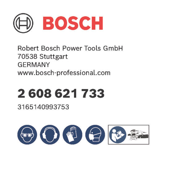 BOSCH C450 Standard for General Purpose, G100, 150 mm, 15 Löcher