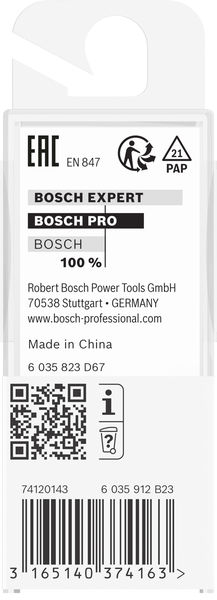BOSCH PRO Nutfräser, zweischneidig, Ø 12,7 x L 19,6, Schaft 6 mm BOSCH PRO Nutfräser, zweischneidig, Ø 12,7 x L 19,6, Schaft 6 mm