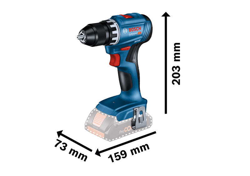 BOSCH Akku-Bohrschrauber GSR 18V-45 in Kartonschachtel BOSCH Akku-Bohrschrauber GSR 18V-45 in Kartonschachtel