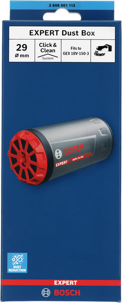 BOSCH EXPERT Staubbox, GEX 18V-150-3
