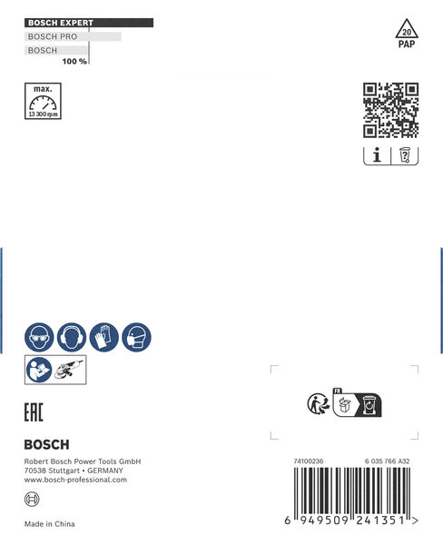 BOSCH EXPERT Multi Material Carbide-Topfscheibe med., flach, X-LOCK, 115 mm, 22,23 mm