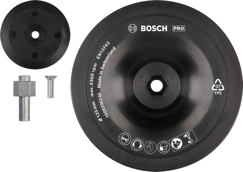 BOSCH PRO Stützteller, 125 x 8 mm BOSCH PRO Stützteller, 125 x 8 mm