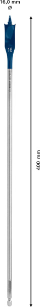 BOSCH EXPERT Self Cut Speed Flachfräsbohrer, 16x400mm