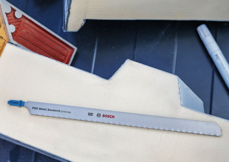 BOSCH PRO Metal Sandwich T1018AFP Stichsägeblatt, 250 mm, 5-tlg. BOSCH PRO Metal Sandwich T1018AFP Stichsägeblatt, 250 mm, 5-tlg.