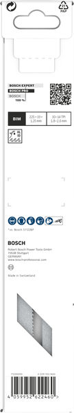 BOSCH PRO Metal Demolition S1125VF Säbelsägeblatt, 1,25 x 19 x 225 mm, 2-tlg.