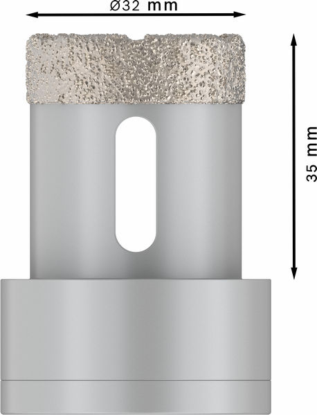 BOSCH PRO Ceramic dry Trockenbohrkrone, 32 x 35 mm, X-Lock BOSCH PRO Ceramic dry Trockenbohrkrone, 32 x 35 mm, X-Lock